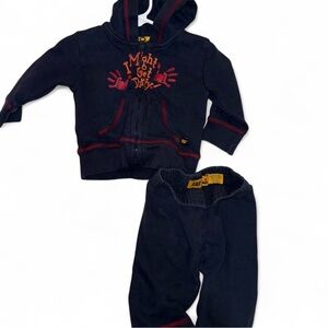 Vintage CAT 6/9m Jacket & Pant set (Navy)